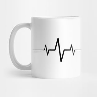 Plant Heartbeat Monstera Leaf Mug